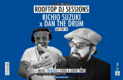 Saturday Night Rooftop Session with Richio Suzuki x Dan The Drum, Free Entry