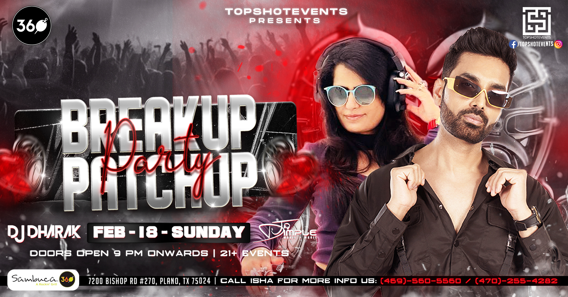 BREAK UP or PATCH UP INDO-WESTERN MUSICAL PARTY, Plano, Texas, United States