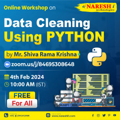 Data Cleaning using Python Free workshop at NareshIT