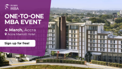Meet your dream universities at the Access MBA Accra In-person Event