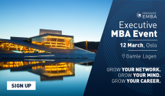 Executive MBA event in Oslo - the Multi-Purpose Career Booster