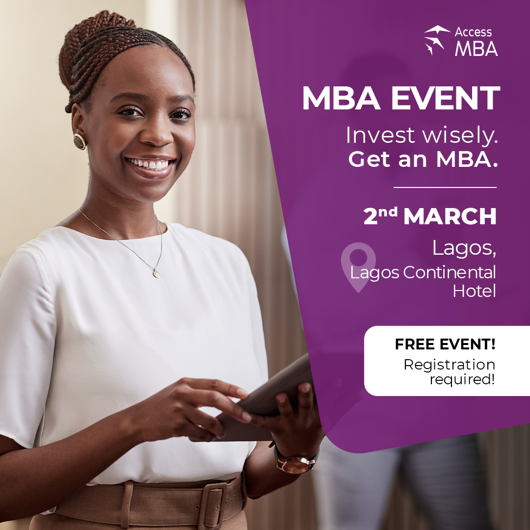 Meet your dream universities at the Access MBA Lagos In-person Event, Lagos, Nigeria