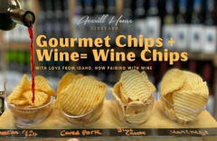 National Potato Chip Day all weekend, paired with wine, wine tasting paired with Gourmet Wine Chips.