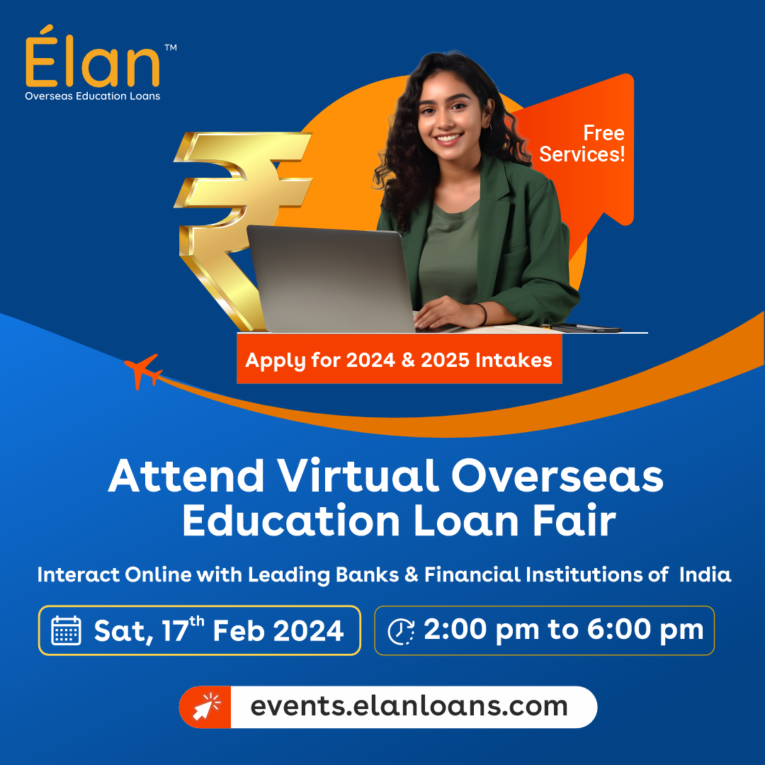 ELAN Virtual Overseas Education Loan Fair - 2024, Online Event