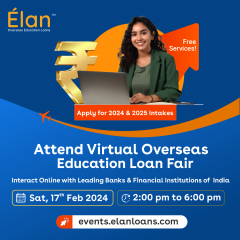 ELAN Virtual Overseas Education Loan Fair - 2024