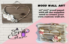 Romantic Wood Wall Art @Sally Tomatoes, February 2024