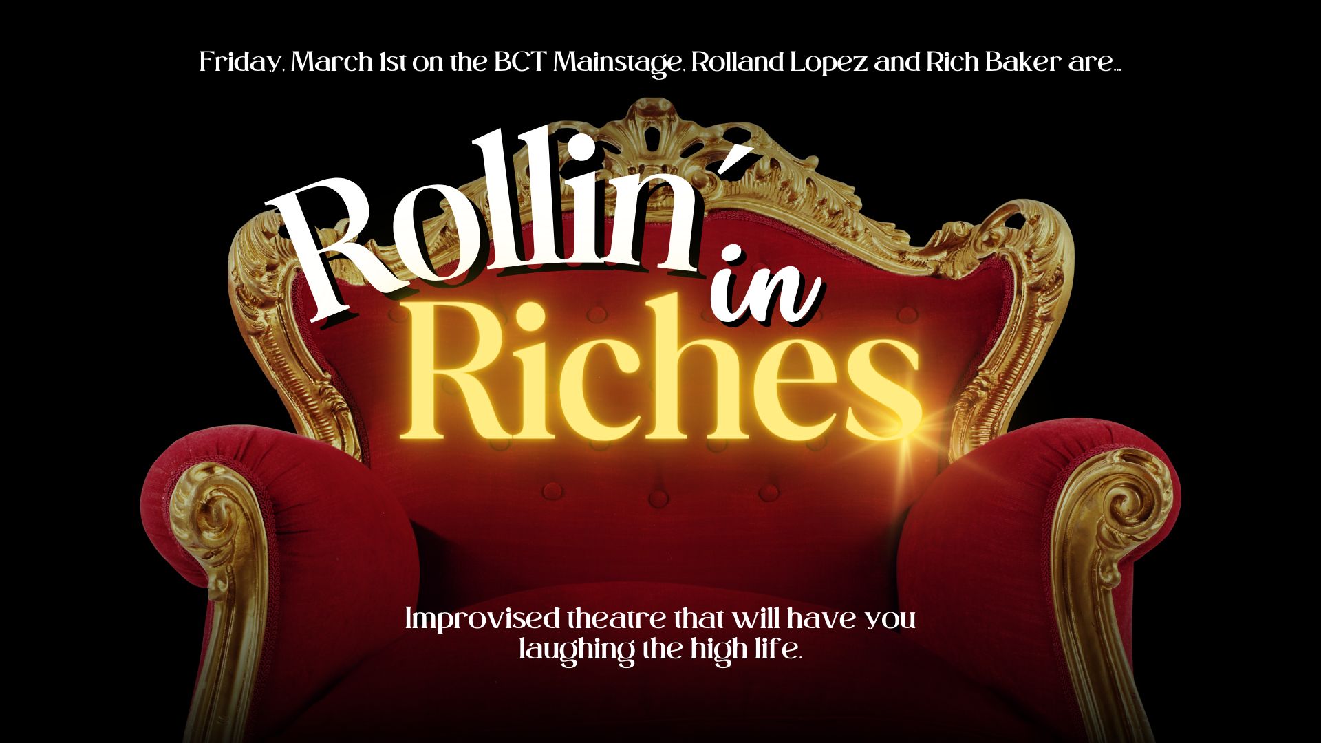 Rollin' in Riches LIVE at Boise Contemporary Theater, Boise, Idaho, United States