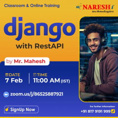 Free Demo's on Django Online Course in Hyderabad - NareshIT