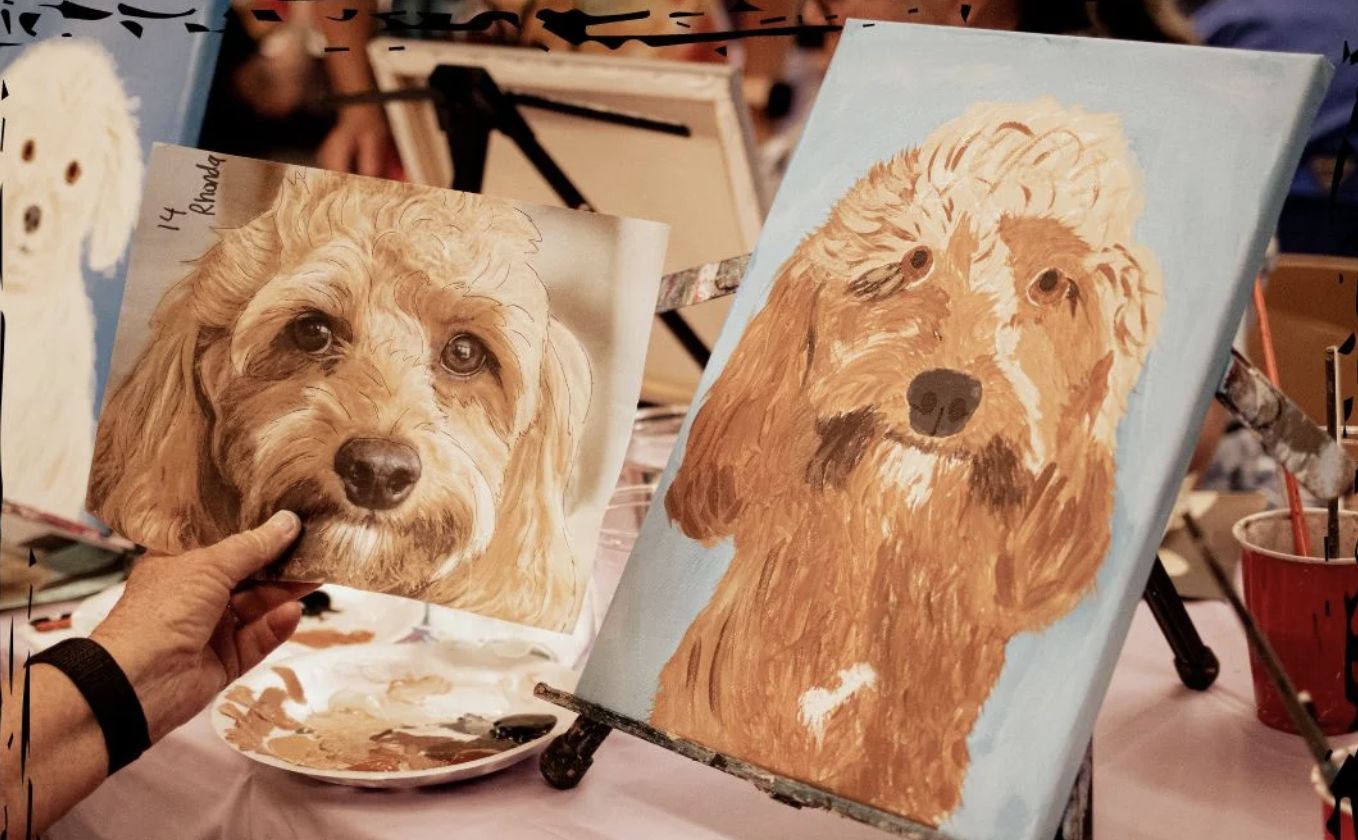 Paint Your Pet @Sally Tomatoes, February 2024, Rohnert Park, California, United States