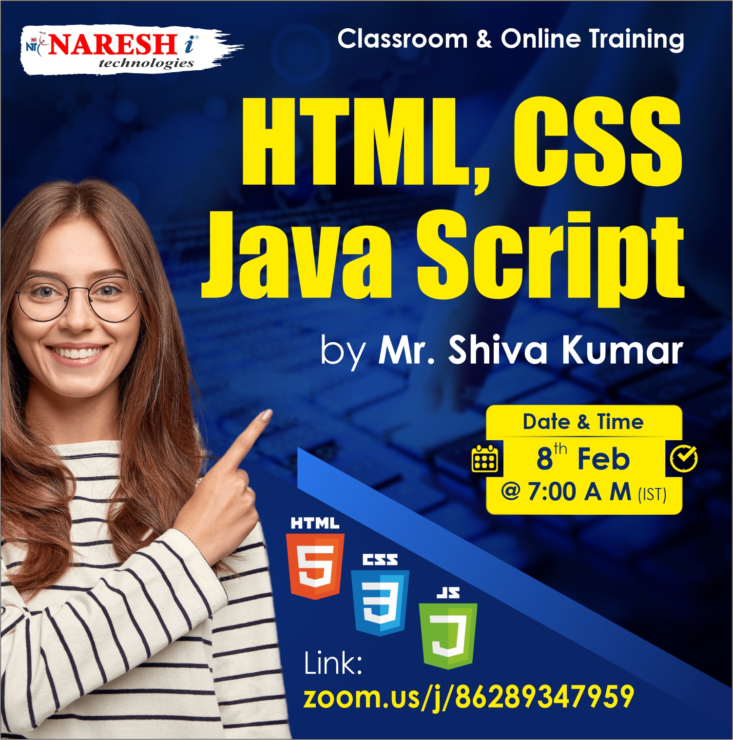 Attend a Free Demo on Html | CSS | JavaScript, Online Event