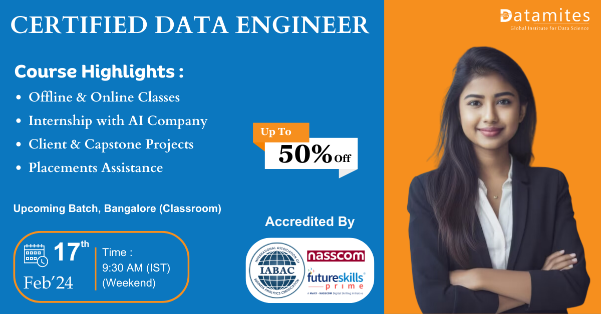 Data Engineer Certification in Chennai, Online Event