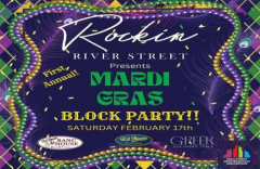 Rockin' River Street, a Mardi Gras Celebration
