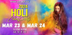 BIGGEST HOLI PARTY 2024 | 12 PM-4 PM |DRINKS+HOOKAH+DJ+FREE COLOR |SAN JOSE