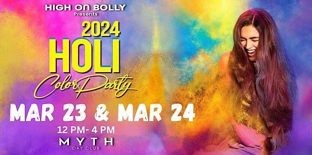 BIGGEST HOLI PARTY 2024 | 12 PM-4 PM |DRINKS+HOOKAH+DJ+FREE COLOR |SAN JOSE, San Jose, California, United States