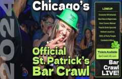 The Official Chicago St Patricks Day Bar Crawl By Bar Crawl LIVE March 16th