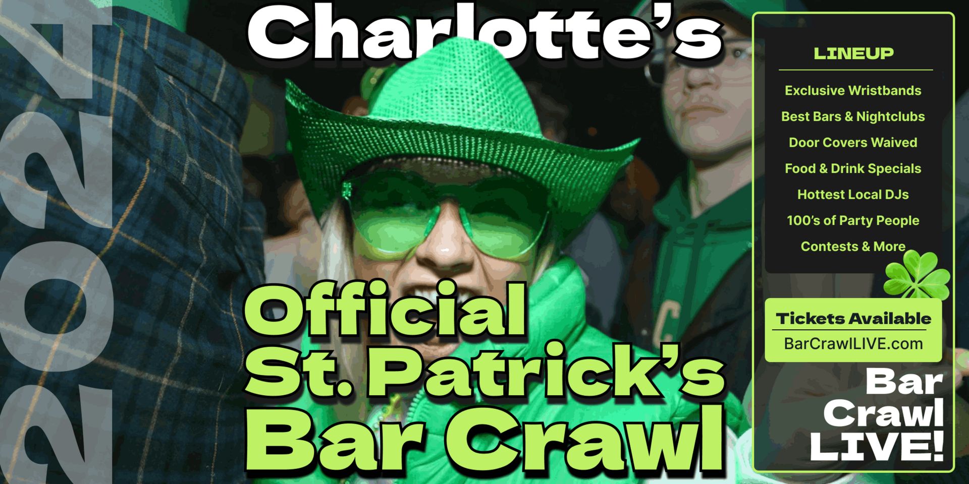 The Official Charlotte St Patricks Day Bar Crawl By Bar Crawl LIVE March 16, Charlotte, North Carolina, United States