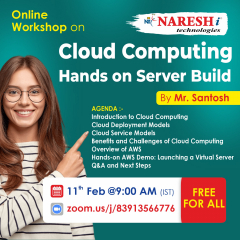 Workshop on Cloud Computing