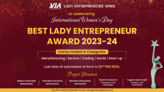 Best Lady Entrepreneur Award 2023-24: Celebrating Women's Excellence