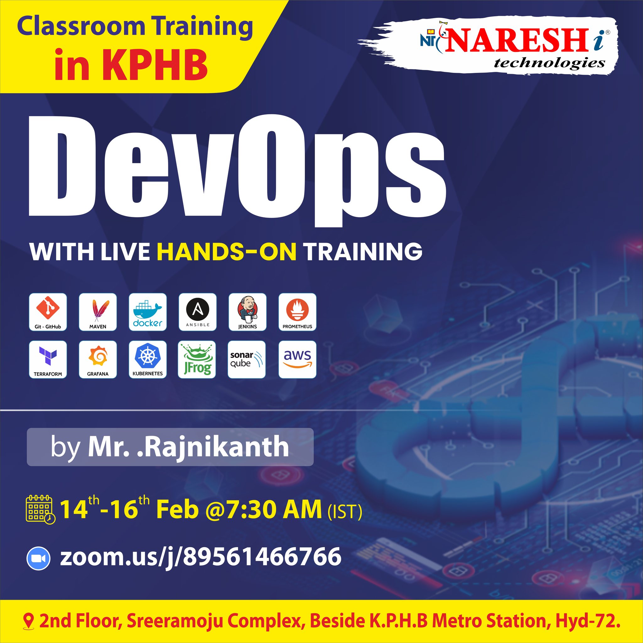 Free Demo Classroom Training On DevOps, Hyderabad, Telangana, India