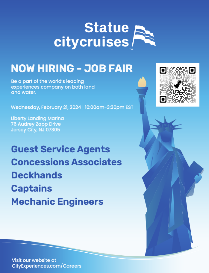 Statue City Cruises Job Fair, Hudson, New Jersey, United States