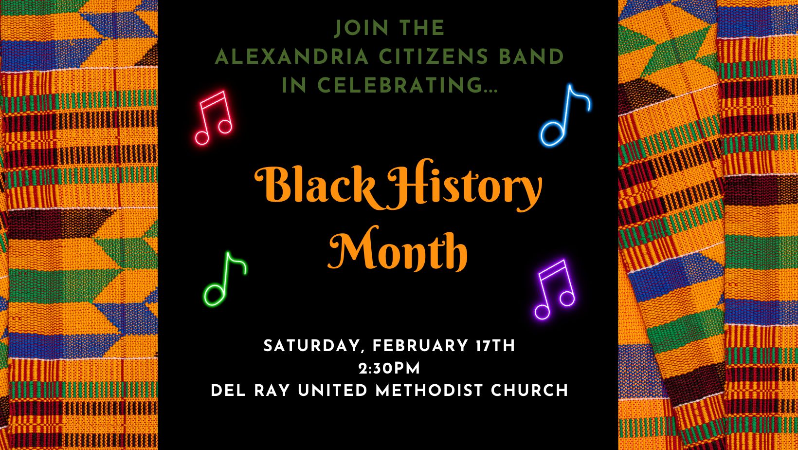 Alexandria Citizens Band Celerates Black History Month, Alexandria, Virginia, United States