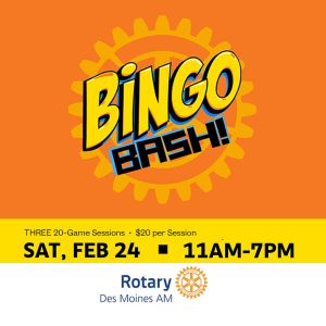 Bingo BASH 2024 - Saturday, Feb 24, 11AM to 7PM at the Iowa State Fairgrounds, Des Moines, Iowa, United States