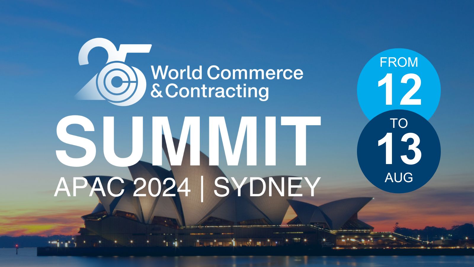 World Commerce and Contracting Summit - APAC 2024, The Rocks, New South Wales, Australia