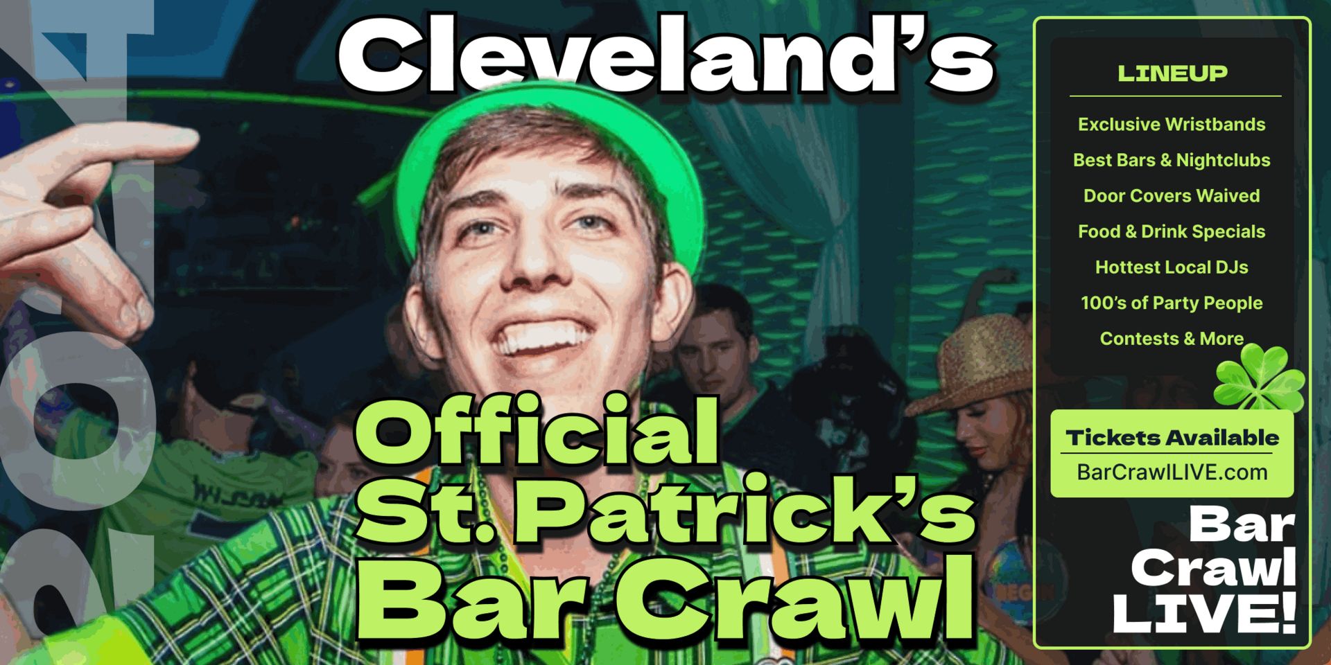 2024 Cleveland St Patricks Day Bar Crawl By Bar Crawl LIVE March 17th, Cleveland, Ohio, United States