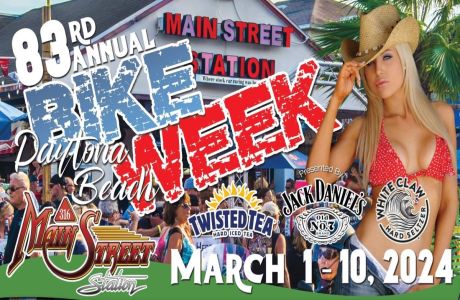Main Street Station | There's A Party Going On Bike Week 2024, Daytona Beach, Florida, United States