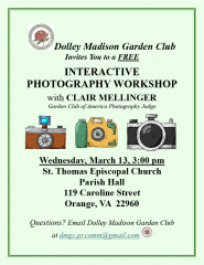 Photography Workshop Open to the Public