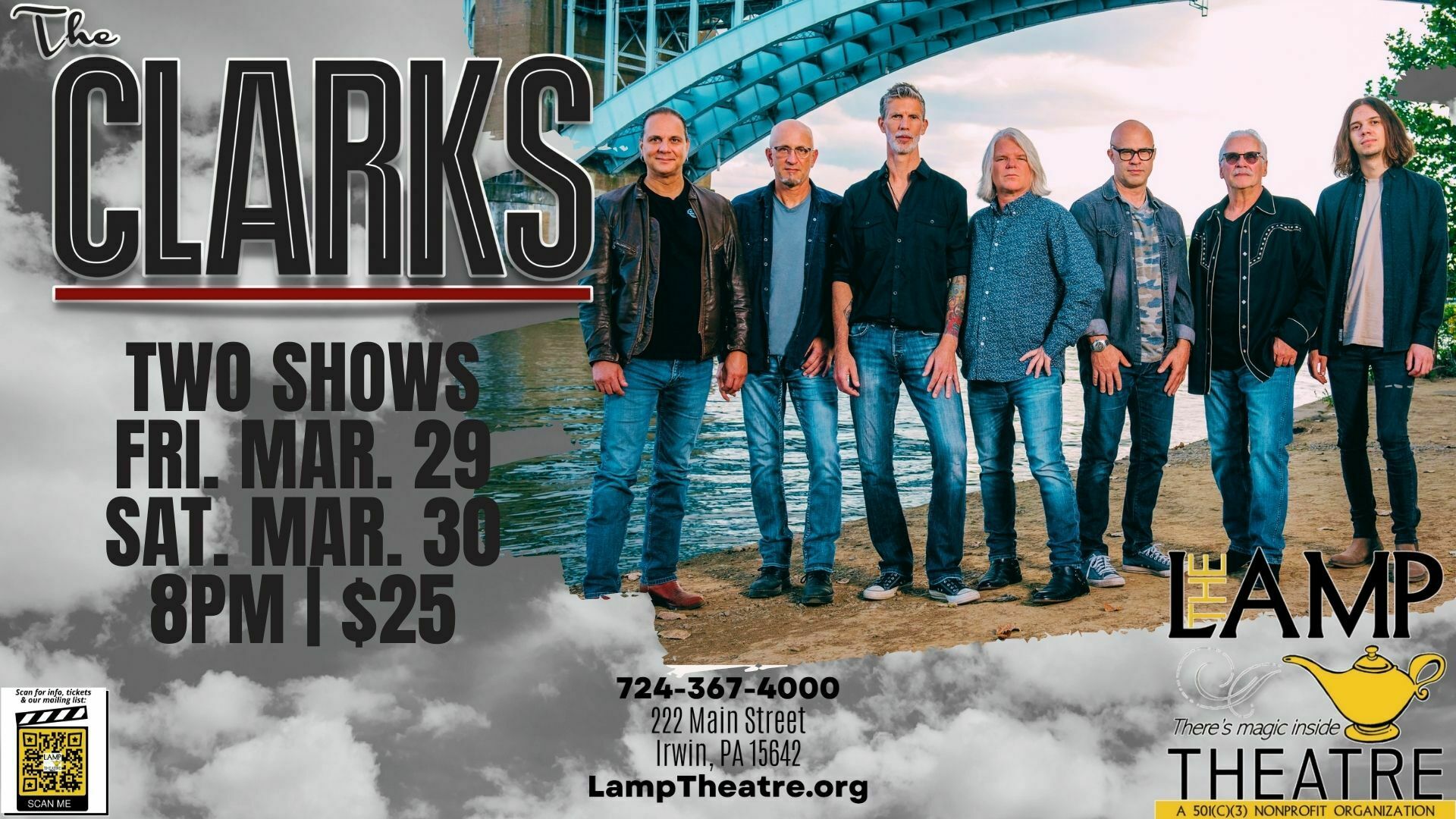 The Clarks TWO SHOWS!, Irwin, Pennsylvania, United States