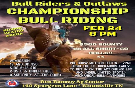 Championship Bull Riding Winter Series, Blountville, Tennessee, United States