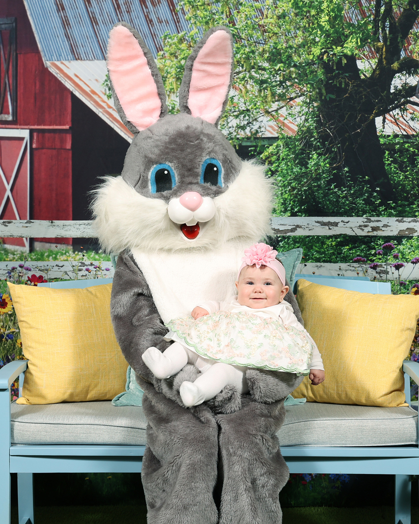 Easter Bunny Photos at the Whitehall Mall, Whitehall, Pennsylvania, United States