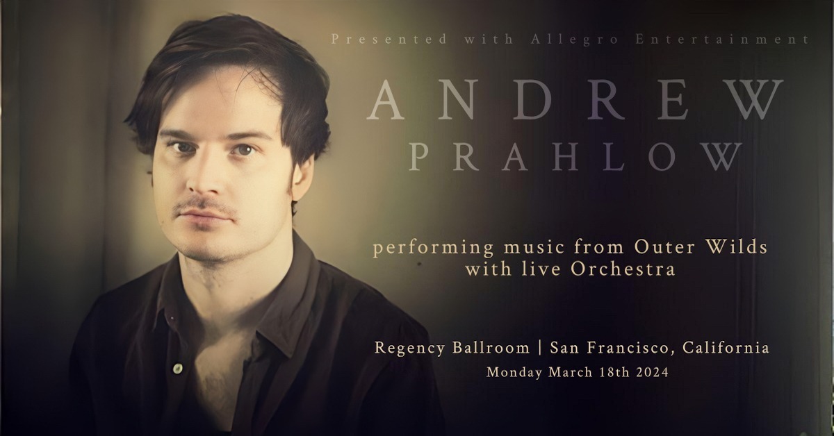 Andrew Prahlow "Outer Wilds" live with orchestra, San Francisco, California, United States
