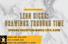 "Drawings Through Time" by Leon Hicks, Opening Art Reception
