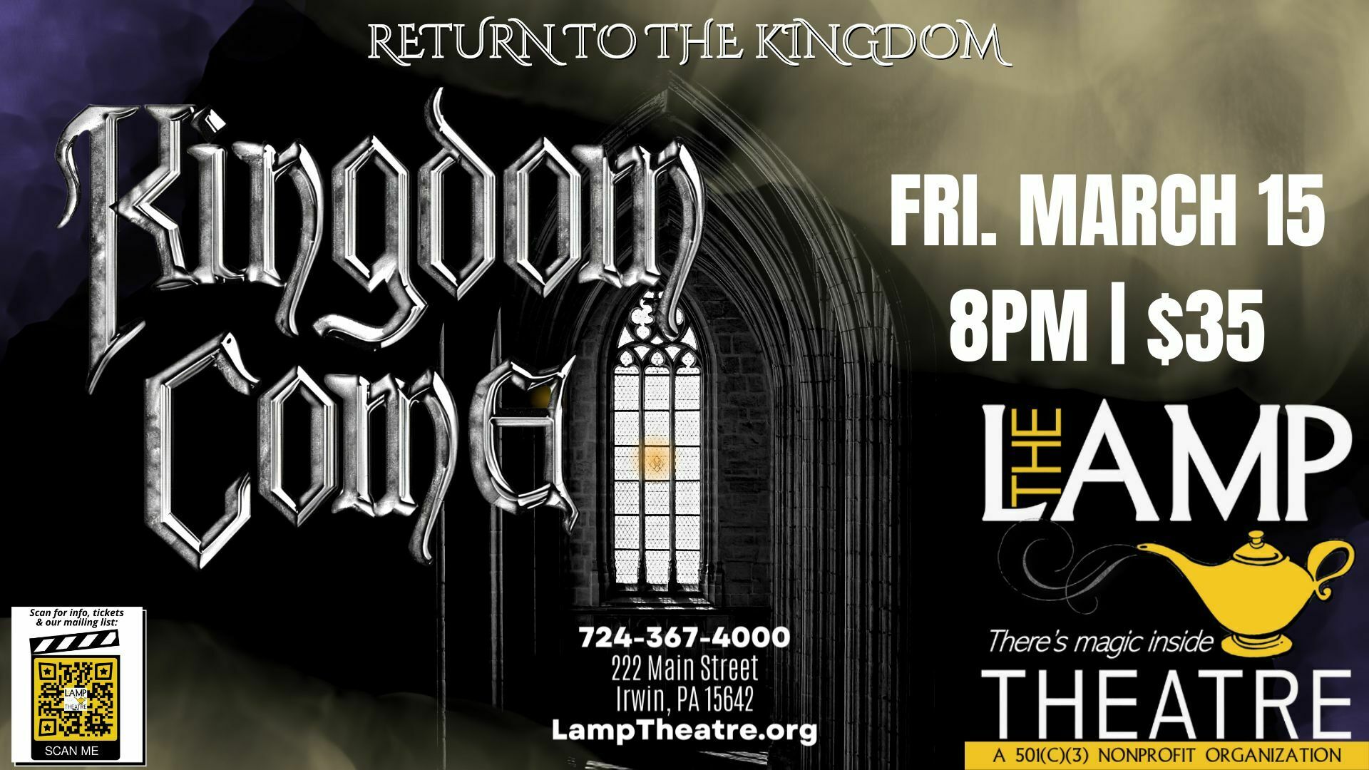 Kingdom Come: Return to the Kingdom, Irwin, Pennsylvania, United States