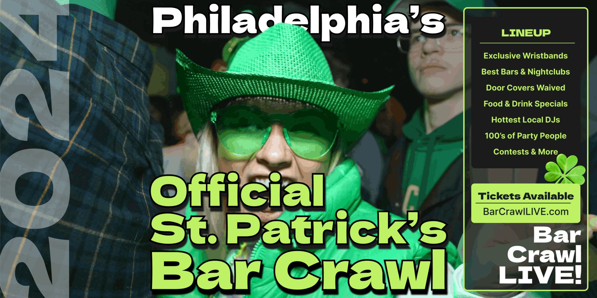 2024 Philly St Patricks Day Bar Crawl By Bar Crawl LIVE March 17th, Philadelphia, Pennsylvania, United States