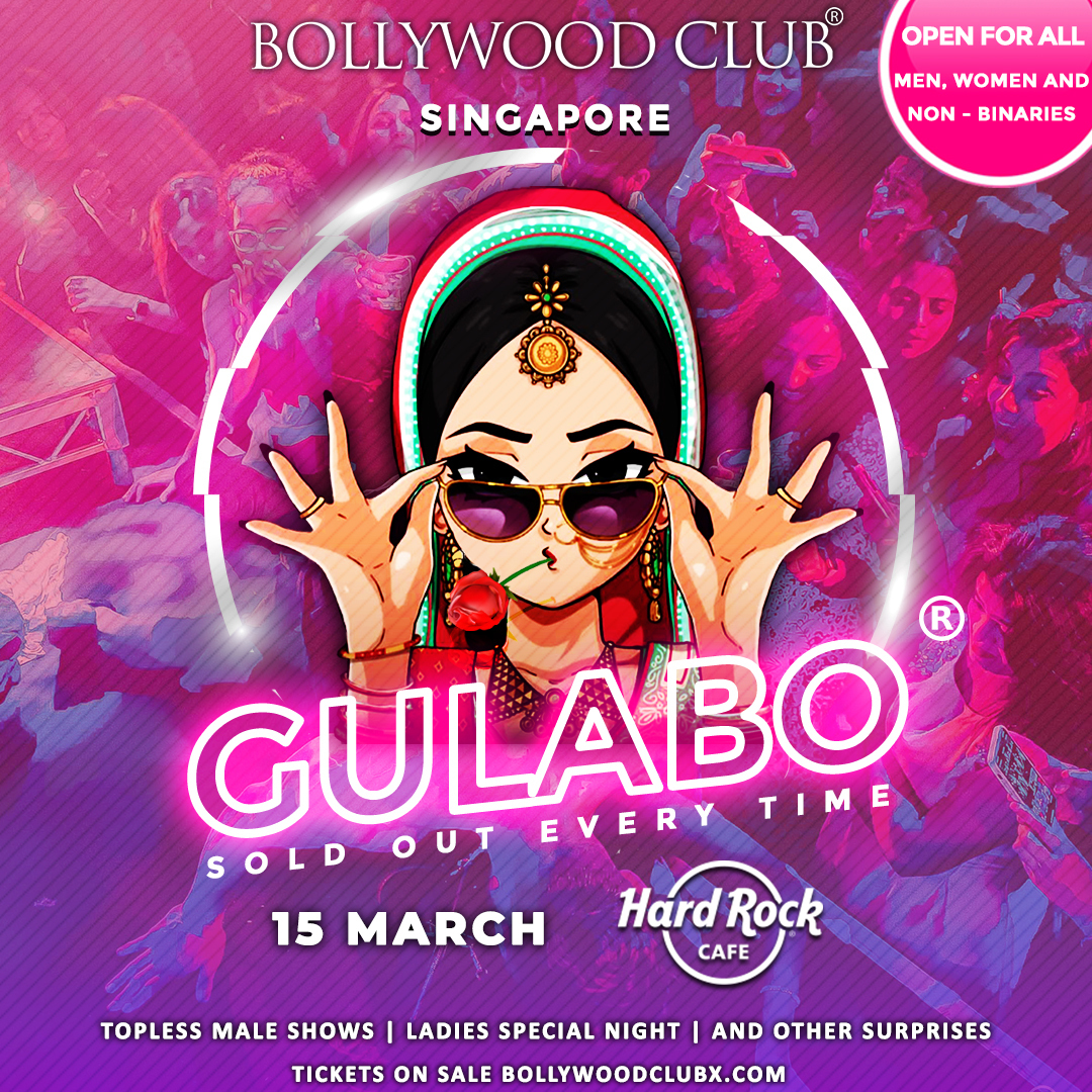 Bollywood Club - GULABO at Hard Rock Cafe, Singapore, Singapore
