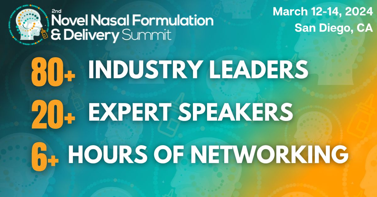 2nd Novel Nasal Formulation And Delivery Summit, San Diego, California, United States