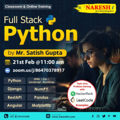 Best Full Stack Python Training Institute In Hyderabad 2024 | NareshIT