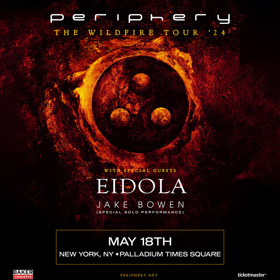 Periphery The Wildfire Tour w/ special guests Ediola and Jake Bowen at Palladium Times Square in NYC, New York, United States