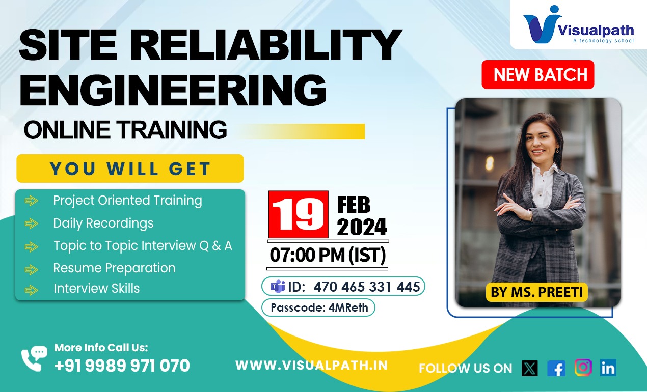 Site Reliability Engineering Online Training New Batch, Online Event