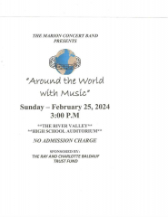 Marion Concert Band presents "Around the World with Music"