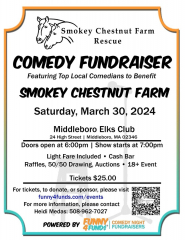 Smokey Chestnut Farm Comedy Night Fundraiser