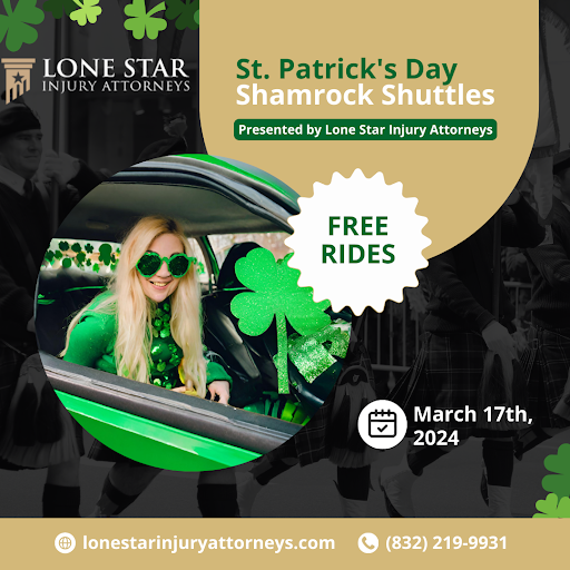 St. Patrick's Day Shamrock Shuttles, Houston, Texas, United States