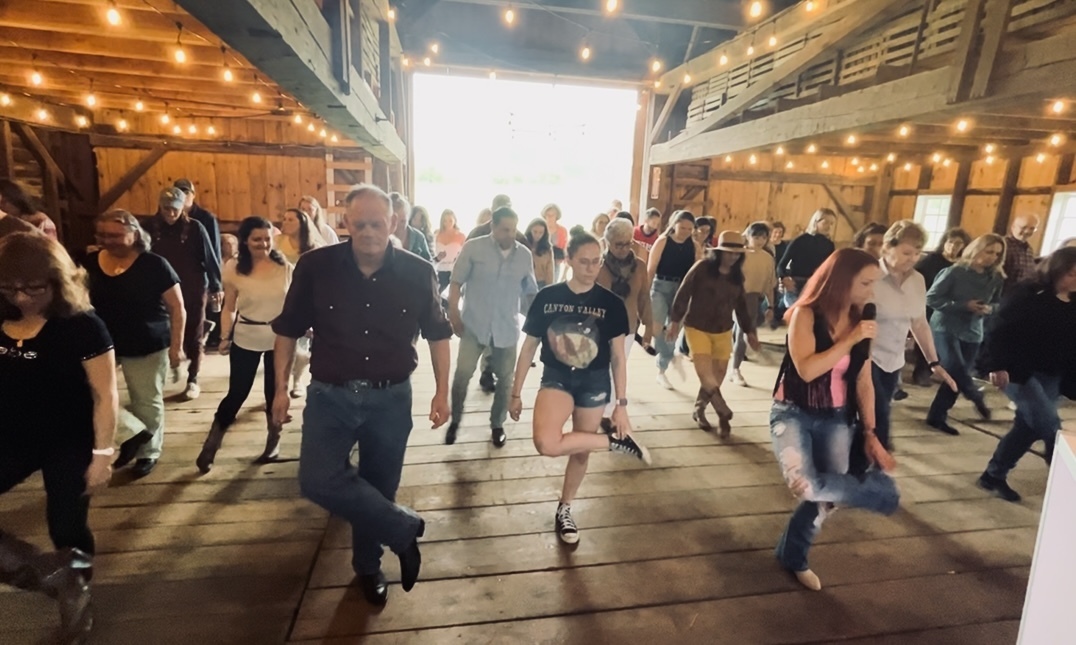 Line Dancing at Riamede Farm, Chester, New Jersey, United States