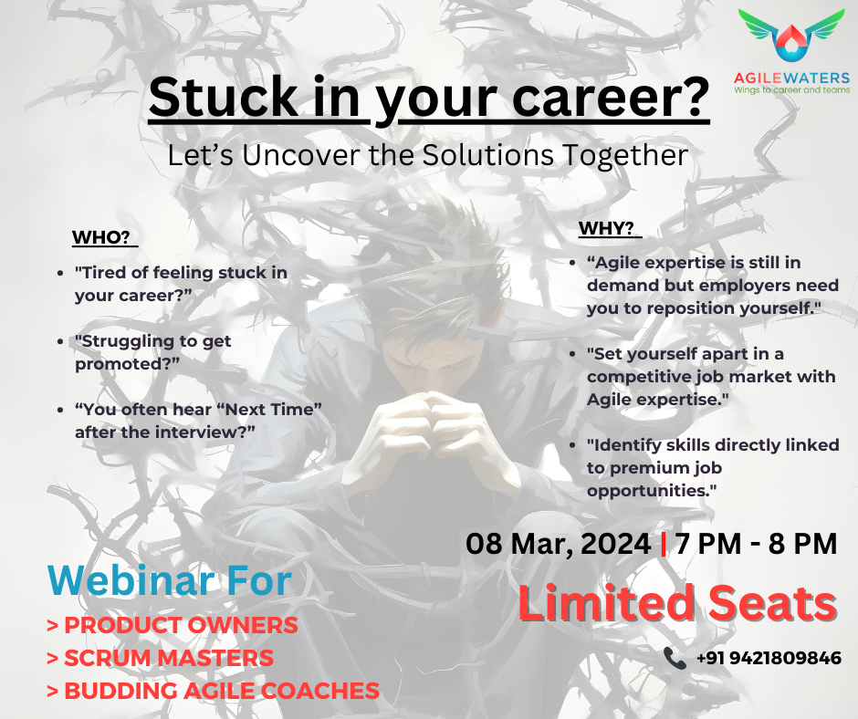 Join our FREE webinar on "Breaking Free from Career Stagnation", Online Event