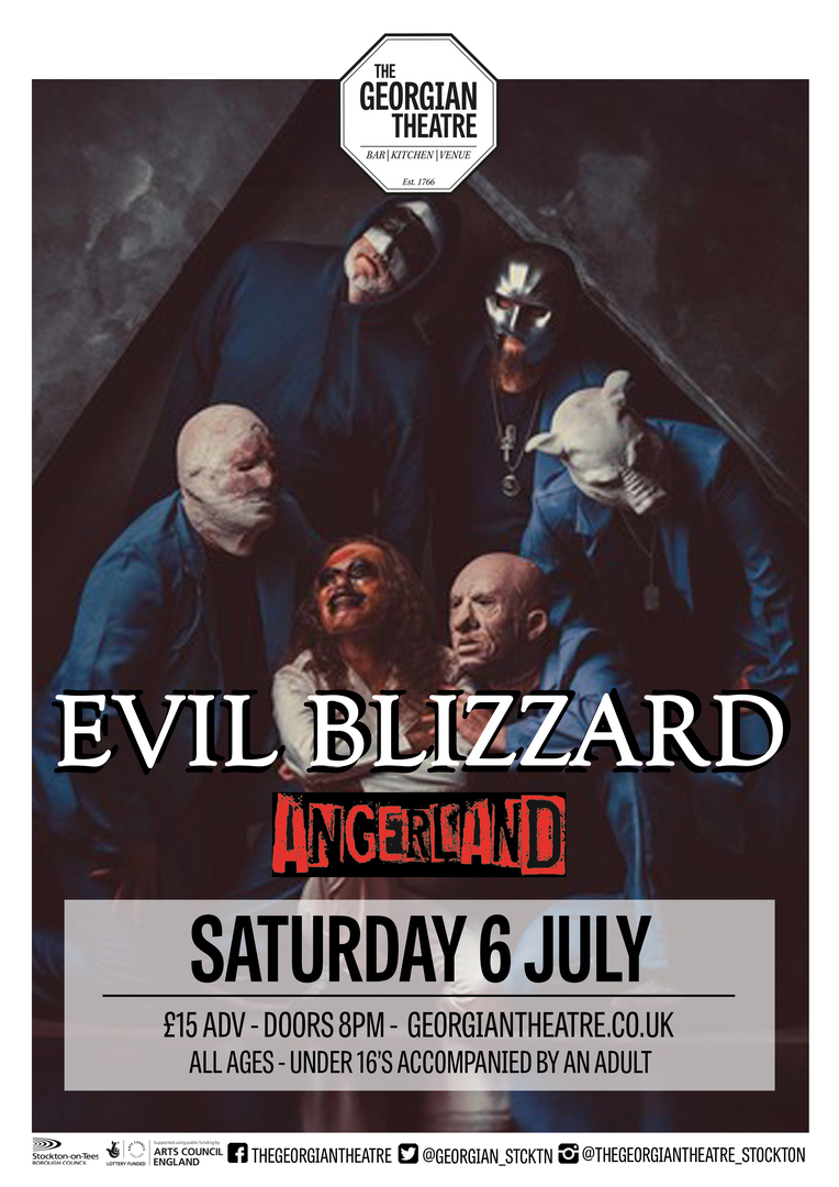 Evil Blizzard plus Angerland at The Georgian Theatre - Stockton, Stockton-on-Tees, England, United Kingdom