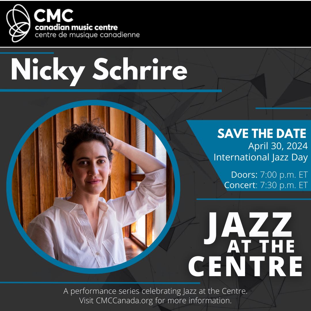 Jazz at the Centre: Nicky Schrire, Toronto, Ontario, Canada