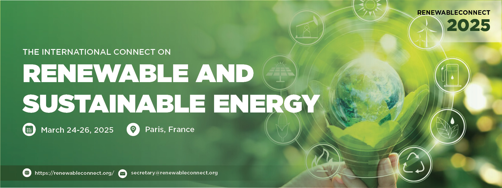 International Connect on Renewable and Sustainable Energy, Paris, Finistère, France